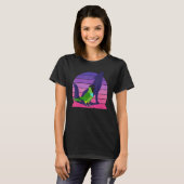 T-shirt Retro Parrot I Howling Wolf I hurle Nanday Con (Devant entier)