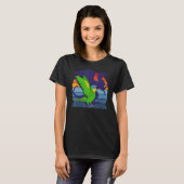 T-shirt Retro Parrot I Winged Dragon I Orange ailé Amazo (Devant entier)