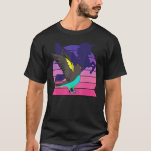 T-shirt Retro Parrot I Winged Unicorn I Screaming Meyer's