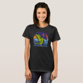 T-shirt Retro Parrot I WingwingDragon I Jaune naped Amazon (Devant entier)