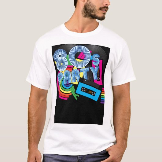 T-shirt Rétro partie 80 (Devant)