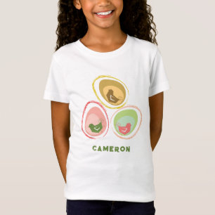T-Shirt Rétro Pastels Poussins Chic Mignon Doux Oeufs de P