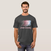 T-shirt Rétro pays croisé (Devant entier)