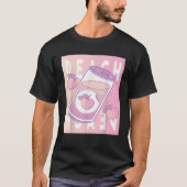 T-shirt Retro Peach Vaporwave 90s Synth esthétique japonai (Devant)