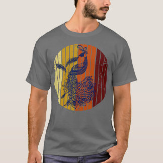 T-shirt Rétro Peacock