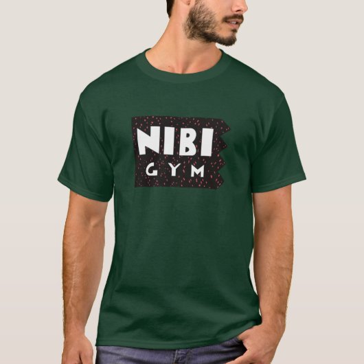 T-shirt Retro Pewter City Gym boy (Devant)