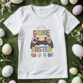 T-shirt Retro Pixel Bunny Jeu; Joli Joueur de Pâques