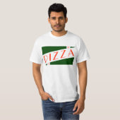 T-shirt rétro pizza (Devant entier)