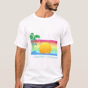 T-shirt Rétro plage Grand Cayman