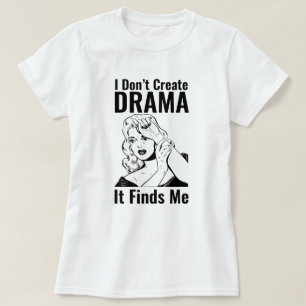 T-Shirt Rétro Pleurant Femme