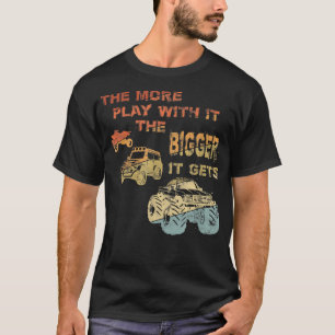T-shirt Retro Plus Je Joue Avec Elle
