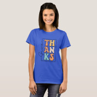 Retro Polka Dot 'THANKS' Design