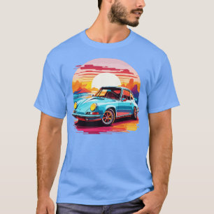 T-shirt Retro Porsche