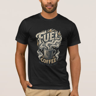 T-Shirt Rétro pour Amoureux du Café