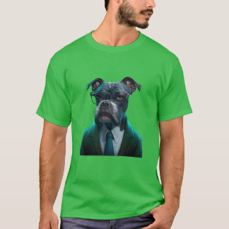 T-shirt Rétro pour chien professionnel