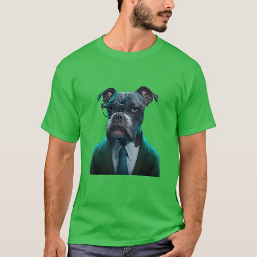 T-shirt Rétro pour chien professionnel (Devant)