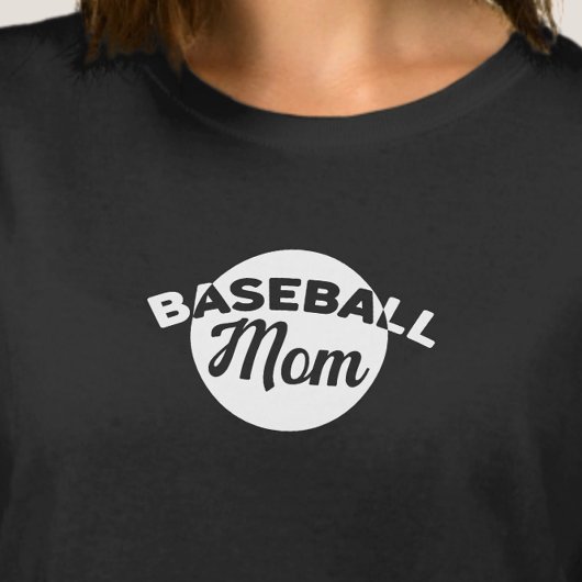 T-shirt Rétro pour Maman de Baseball