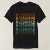 T-shirt rétro pour poisson moudskipper (Design devant)
