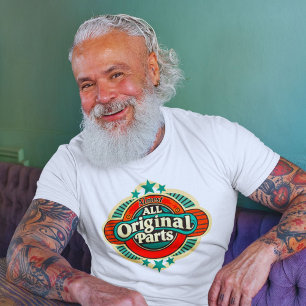 T-shirt Rétro presque toutes les pièces d'origine personna