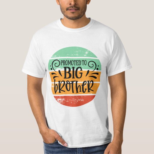 T-shirt Rétro Promu À Big Brother (Devant)