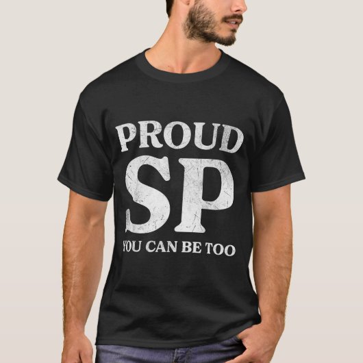 T-shirt Retro Proud Sp Anti Scientology Funny Quote Idea  (Devant)
