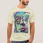 T-shirt Retro Psychedelic<br><div class="desc">Style: Men's Basic T-Shirt Comfortable, casual and loose fitting, our heavyweight t-shirt will easily become a closet staple. Made from 100% cotton, it's unisex and wears well on anyone and everyone. We’ve double-needle stitched the bottom and sleeve hems for extra durability. Size & Fit Model is 6’1” and is wearing...</div>