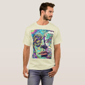 T-shirt Retro Psychedelic (Devant entier)
