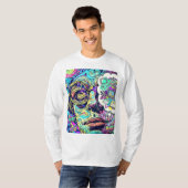 T-shirt Retro Psychedelic Statement Shirt (Devant entier)