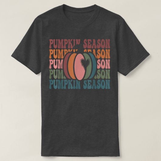 T-shirt Retro Pumkin (Design devant)