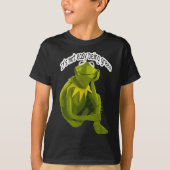 T-shirt Retro Quote Its Not Easy Being Green Funny Frog An (Devant)