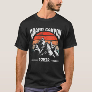 T-shirt Rétro R2R Rim2Rim Grand Canyon Parc national Vinta