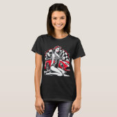 T-shirt Retro Racing Pin-up (Devant entier)