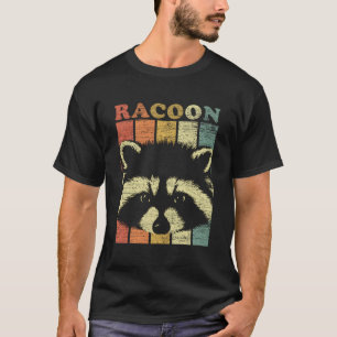 T-shirt Retro Racoon