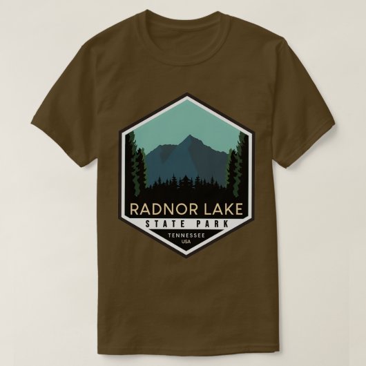 T-shirt Retro Radnor Lake State Park Tennessee (Design devant)
