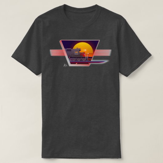 T-shirt Retro Railroad Reloded (Design devant)