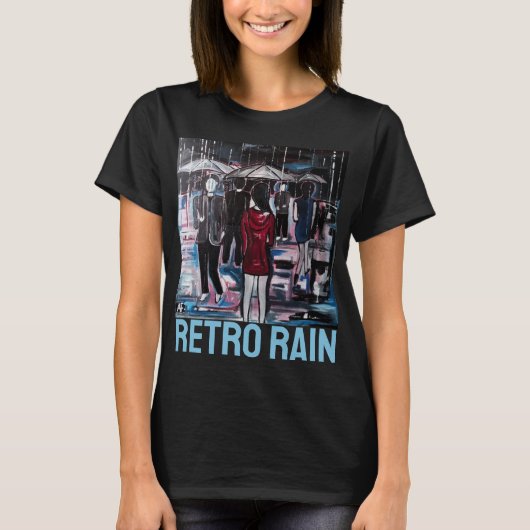 T-shirt Retro Rain Painting by Alfred Fox (Devant)