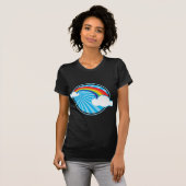 T-SHIRT RETRO RAINBOW (Devant entier)