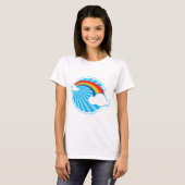 T-SHIRT RETRO RAINBOW (Devant entier)