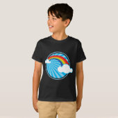 T-SHIRT RETRO RAINBOW (Devant entier)