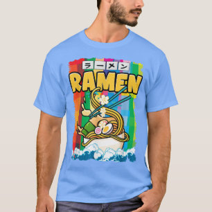 T-shirt Retro Ramen Style Vintage Anime Japonais Gift Girl