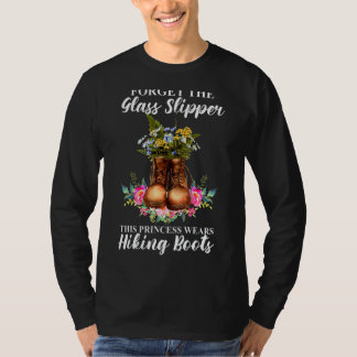T-shirt Retro Randonnée Camping Girl Cette Princesse Porte