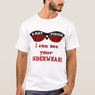 T-shirt RÉTRO rayon X Spex : Je peux voir vos