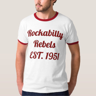T-shirt Rétro rebelle de rockabilly d'années '50