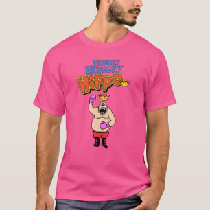 T-shirt Rétro Récréation faim Hippo affamé