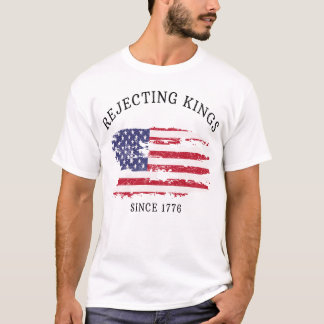 T-shirt Retro Rejeter les rois depuis la manifestation de
