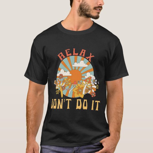 T-shirt Retro Relax Ne fais pas ça dans les années 80 (Devant)