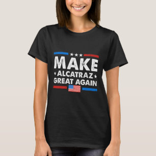 T-shirt Retro Rendre Alcatraz grand à nouveau drôle Trump