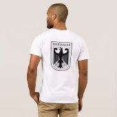 T-shirt Retro - République fédérale d'Allemagne Bundeswehr (Dos entier)