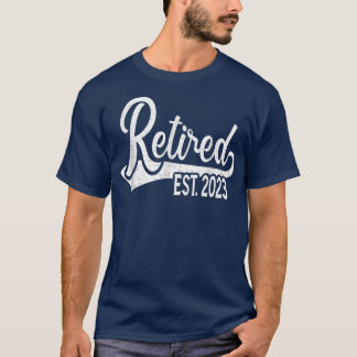 T-shirt Retro Retired Est