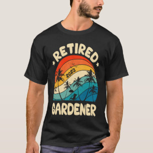 T-shirt Retro Retraité Gardener Retraité Retraite Vintage